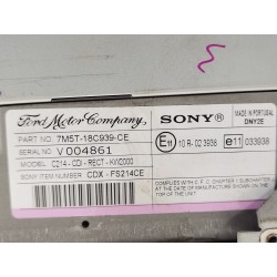 Recambio de sistema audio / radio cd para ford c-max (cb3) referencia OEM IAM 7M5T18C939CE  