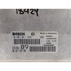 Recambio de centralita motor uce para peugeot 307 (s1) referencia OEM IAM 9652183780  