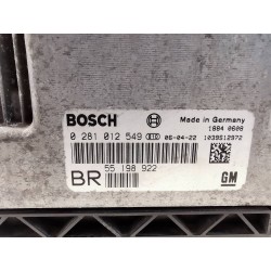 Recambio de centralita motor uce para opel zafira b 1.9 cdti cat (z 19 dtl) referencia OEM IAM 55198922  