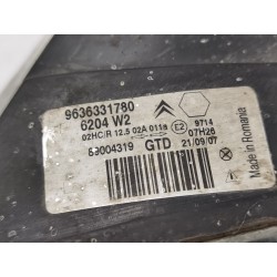 Recambio de faro izquierdo para citroen saxo referencia OEM IAM 9636331780  