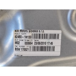 Recambio de elevalunas delantero derecho para kia cee´d sporty wagon active referencia OEM IAM 824801H130  