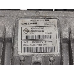 Recambio de centralita motor uce para renault clio ii fase ii (b/cb0) referencia OEM IAM 8200498185  