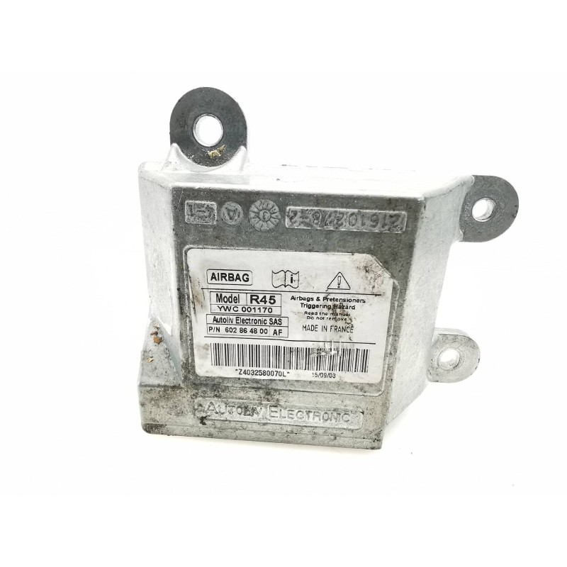 Recambio de centralita airbag para mg rover serie 45 (rt) referencia OEM IAM 602864800AF  
