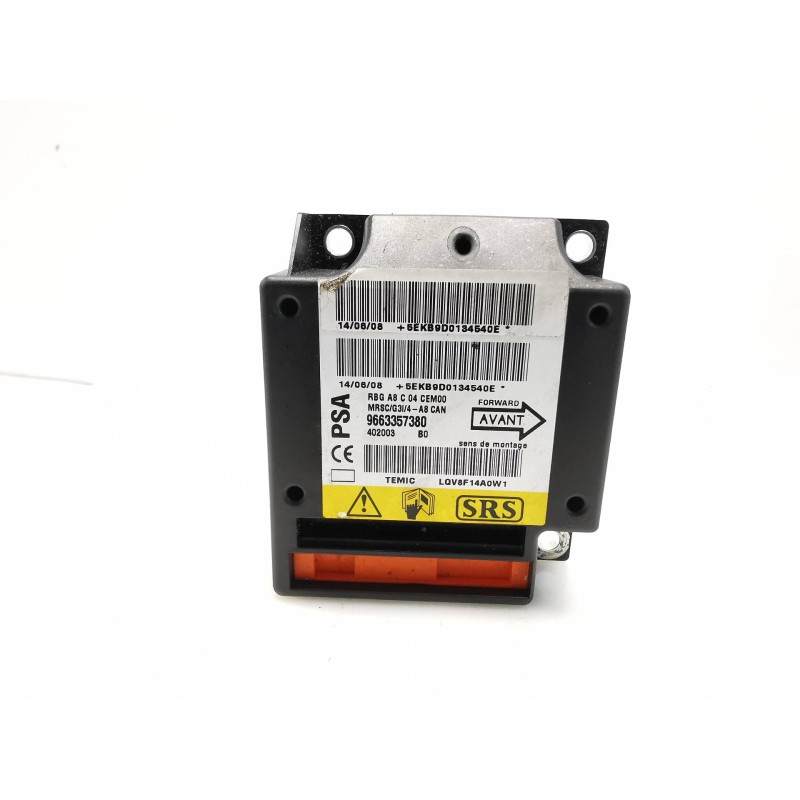 Recambio de centralita airbag para citroen c3 referencia OEM IAM 9663357380  