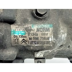 Recambio de compresor aire acondicionado para peugeot 308 sw premium referencia OEM IAM 9659875880  