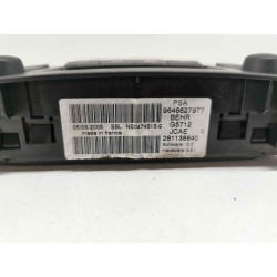Recambio de mando calefaccion / aire acondicionado para peugeot 307 break / sw (s1) sw pack referencia OEM IAM 9646627977  