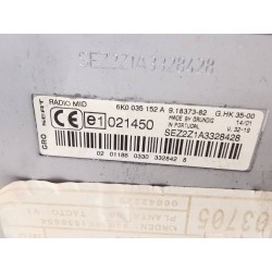 Recambio de sistema audio / radio cd para seat ibiza (6k1) select referencia OEM IAM W06K0035152A  