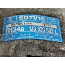 Recambio de compresor aire acondicionado para skoda octavia i (1u2) 1.9 tdi referencia OEM IAM 1J0820803L  
