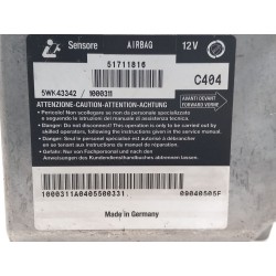 Recambio de centralita airbag para fiat stilo multi wagon (192_) 1.9 jtd referencia OEM IAM 5WK43342  