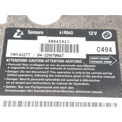 Recambio de centralita airbag para alfa romeo 147 (190) 1.9 jtd distinctive referencia OEM IAM 46842421  