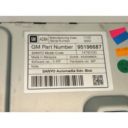 Recambio de pantalla multifunción para opel insignia berlina cosmo referencia OEM IAM 95196687  