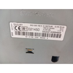 Recambio de sistema audio / radio cd para seat ibiza (6k1) select referencia OEM IAM W06K0035152A  