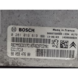 Engine control unit (ECU) CITROEN C-elysee (DD_) | Becerril Scrap Yard