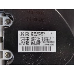 Recambio de cuadro instrumentos para peugeot 5008 (0u_, 0e_) 1.6 hdi referencia OEM IAM 9666276380 9666247580 