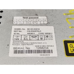 Sistema audio / radio CD 861200H010 CQMS0570LC | Becerril Scrap Yard