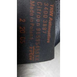 Recambio de cinturon seguridad delantero derecho para citroen c3 hdi 90 sx referencia OEM IAM 96595456XX  