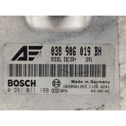 Recambio de centralita motor uce para seat alhambra (7v8, 7v9) 1.9 tdi referencia OEM IAM 038906019BH 0281011199 