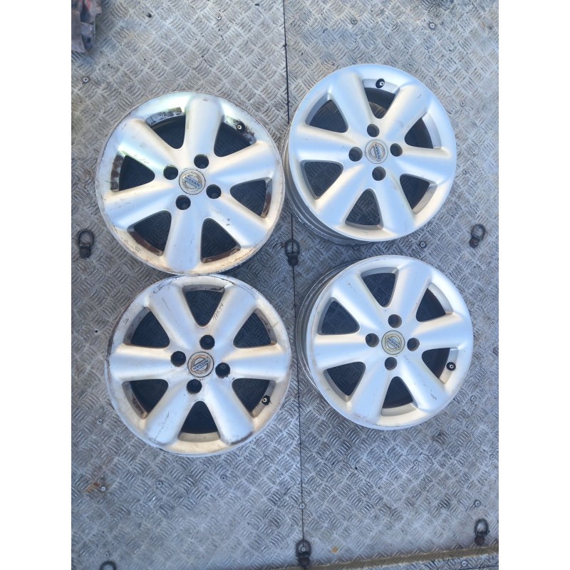 Set of wheels Nissan Micra (K12E) | Becerril Scrap Yard Set of wheels Nissan Micra (K12E) | Becerril Scrap Yard