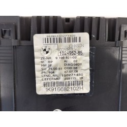 Recambio de cuadro instrumentos para bmw 1 (e81) 118 d referencia OEM IAM 916682102 150271450 