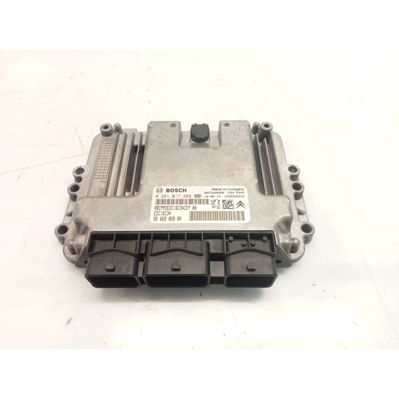 Recambio de centralita motor uce para citroën c3 lx referencia OEM IAM 9666986880 EDC16C34 0281017388 Recambio de centralita motor uce para citroën c3 lx referencia OEM IAM 9666986880 EDC16C34 0281017388