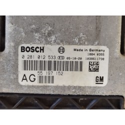 Engine control unit (ECU) Opel Vectra C station wagon (Z02) | Becerril Scrap Yard
