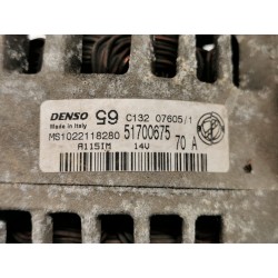 Recambio de alternador para fiat punto berlina (188) 1.2 8v active referencia OEM IAM 51700675  