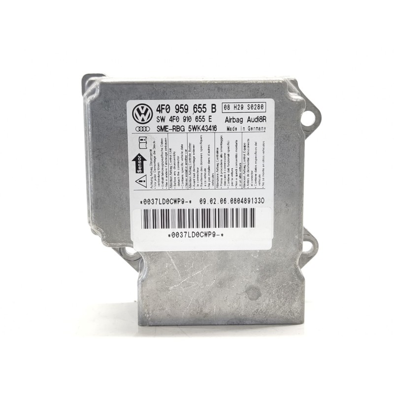 Recambio de centralita airbag para audi a6 berlina (4f2) 3.2 fsi referencia OEM IAM 4F0959655B 5WK43416 4F0910655E