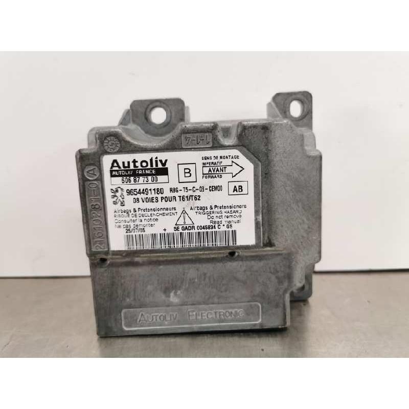 Recambio de centralita airbag para peugeot 307 break / sw (s1) sw port aventura referencia OEM IAM 9654491180 606877300 Recambio de centralita airbag para peugeot 307 break / sw (s1) sw port aventura referencia OEM IAM 9654491180 606877300