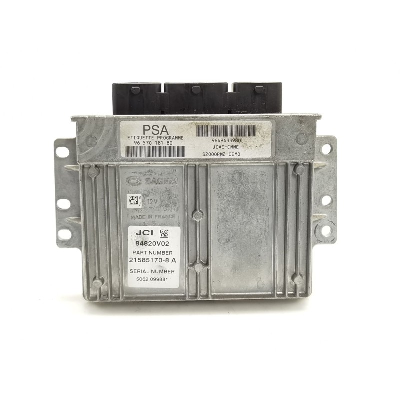Recambio de centralita motor uce para citroën c3 i (fc_, fn_) 1.4 i referencia OEM IAM 9657018180/9649433980 215851708A 