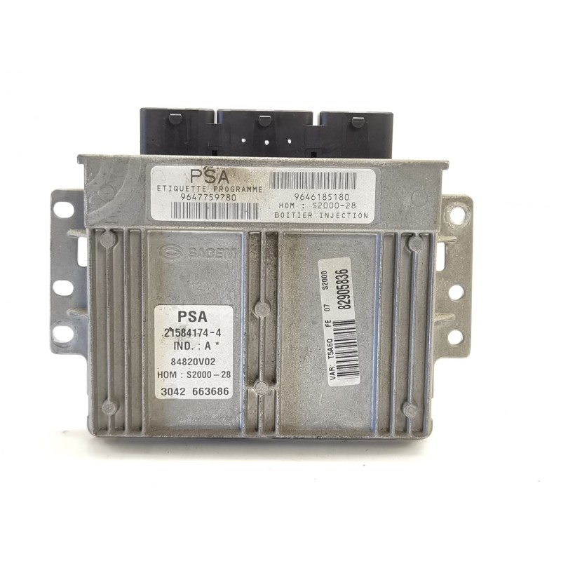 Recambio de centralita motor uce para peugeot 307 (3a/c) 1.4 referencia OEM IAM 9647759780/9646185180  215841744