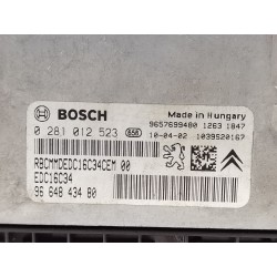 Recambio de centralita motor uce para citroën c3 ii (sc_) 1.4 hdi 70 (sc8hzc, sc8hr0, sc8hp4) referencia OEM IAM 9664843480/9657