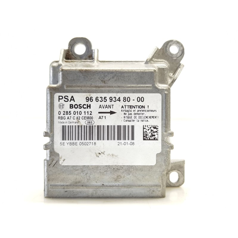 Airbag control unit Peugeot 207/207+ (WA_, WC_) | Becerril Scrap Yard Airbag control unit Peugeot 207/207+ (WA_, WC_) | Becerril Scrap Yard