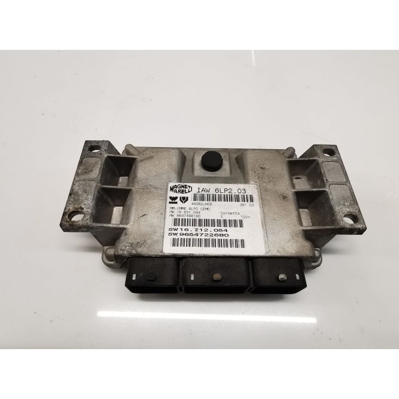 Engine control unit (ECU) Peugeot 206 sw | Becerril Scrap Yard Engine control unit (ECU) Peugeot 206 sw | Becerril Scrap Yard