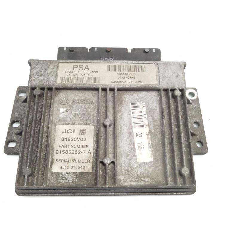 Recambio de centralita motor uce para peugeot 206 berlina look referencia OEM IAM 9656972580 9655659480 215852627A