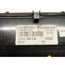 Instrument cluster Volkswagen Touran (1T1) | Becerril Scrap Yard