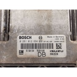 Recambio de centralita motor uce para opel astra h berlina cosmo referencia OEM IAM 8980135190 0281012694 55560810DB