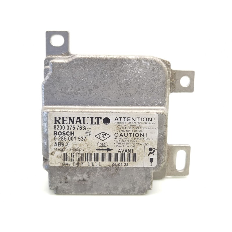 Recambio de centralita airbag para renault clio ii fase ii (b/cb0) authentique confort referencia OEM IAM 8200375763 0285001537 