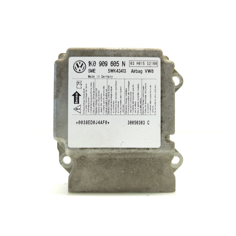 Recambio de centralita airbag para volkswagen jetta (1k2) advance referencia OEM IAM 1K0909605N 5WK43413 Recambio de centralita airbag para volkswagen jetta (1k2) advance referencia OEM IAM 1K0909605N 5WK43413