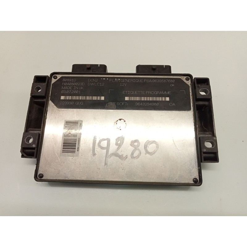 Engine control unit (ECU) CITROEN Xsara (N1) | Becerril Scrap Yard Engine control unit (ECU) CITROEN Xsara (N1) | Becerril Scrap Yard