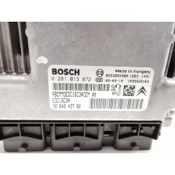 Recambio de centralita motor uce para citroën c4 picasso 1.6 16v hdi fap referencia OEM IAM 9664843780 0281013872 EDC16C34