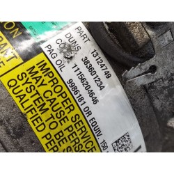 Recambio de compresor aire acondicionado para opel astra h (a04) 1.6 turbo (l48) referencia OEM IAM 13124749  