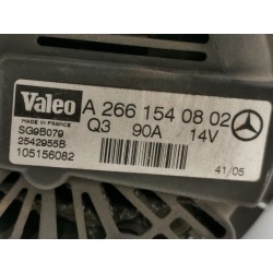 Recambio de alternador para mercedes-benz clase a (w169) a 150 a-edition referencia OEM IAM A2661540802  