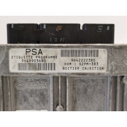 Recambio de centralita motor uce para citroën c3 pluriel 1.4 referencia OEM IAM 9642222380 9649903680 