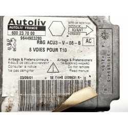 Airbag control unit Peugeot 206 hatchback (2A/C) | Becerril Scrap Yard