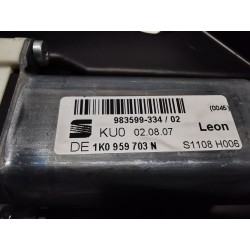 Recambio de elevalunas trasero izquierdo para seat leon (1p1) 1.6 referencia OEM IAM 1K0959703N  