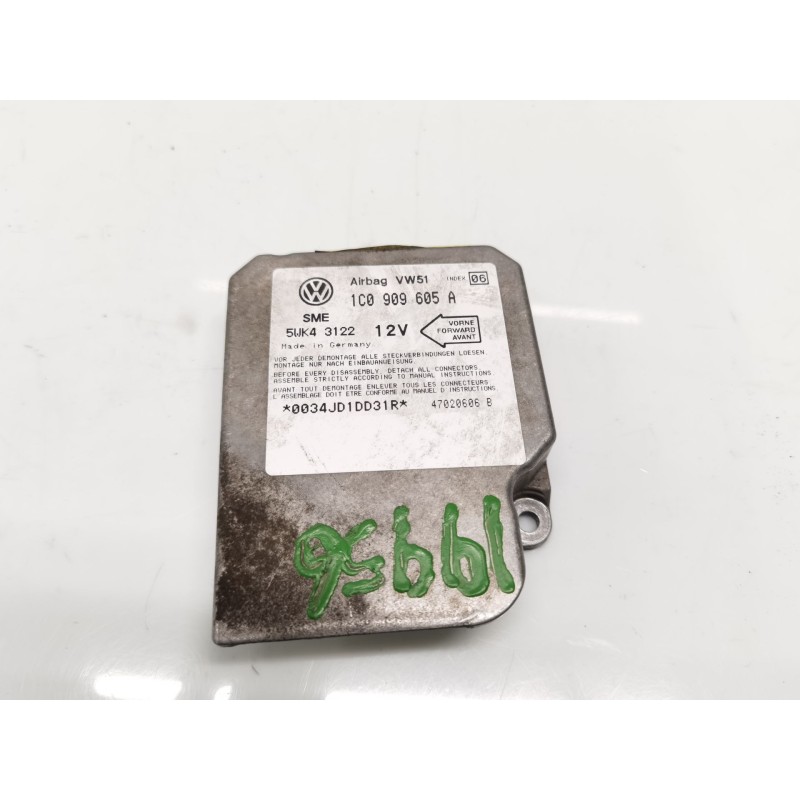 Recambio de centralita airbag para seat leon (1m1) 1.9 tdi referencia OEM IAM 1C0909605A  