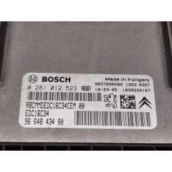 Recambio de centralita motor uce para citroën c3 lx referencia OEM IAM 9664843480 / 9657699480 0281012523 EDC16C34