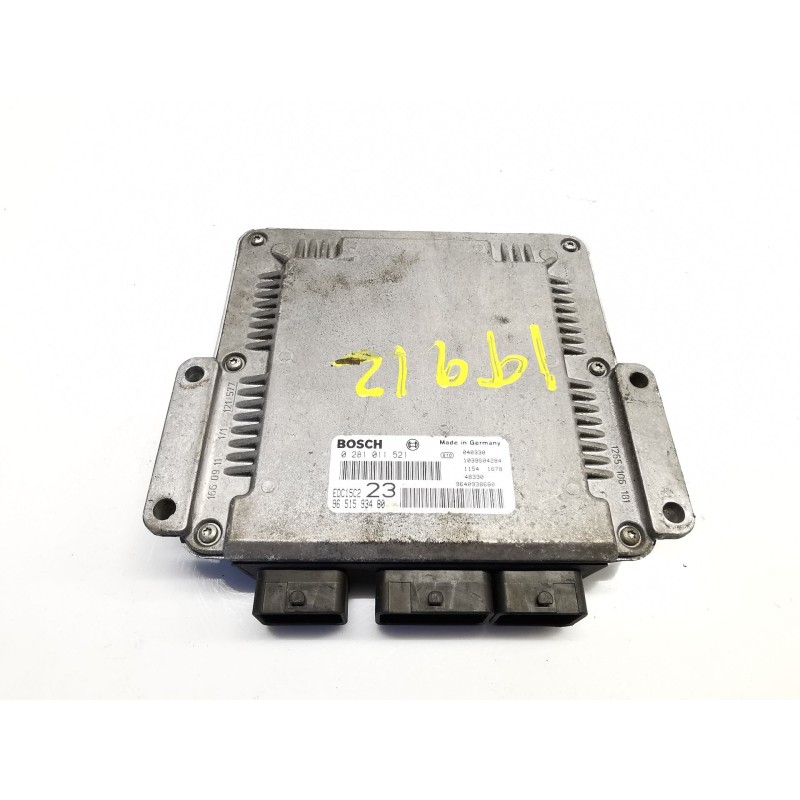 Recambio de centralita motor uce para citroën xsara picasso (n68) 2.0 hdi referencia OEM IAM 9651593480 `9640938680 