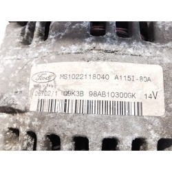 Recambio de alternador para ford focus i turnier (dnw) 1.6 16v referencia OEM IAM MS1022118040 98AB10300GK 
