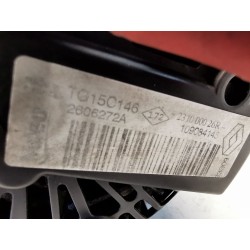 Recambio de alternador para renault scénic iii (jz0/1_) 1.5 dci referencia OEM IAM TG15C146 2606272D 211076732